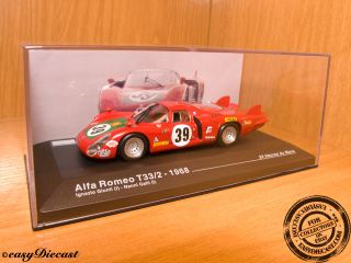 Alfa Romeo T33 2 1 43 Le Mans 1968 Ignazio Giunti Galli