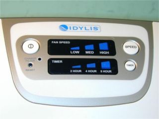 Idylis Model IAP 10 100 HEPA Air Purifier Quiet Performance