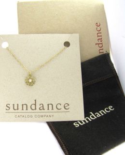Ila Draksharam & Vikas Sodhani for Sundance Catalog Gold Necklace with