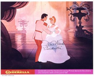 Ilene Woods Voice of Disneys Cinderella Autographed
