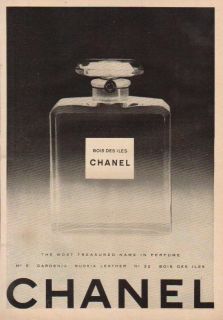 1952 Chanel Bois Des Iles Vintage Perfume Bottle Vintage 50s Fragrance