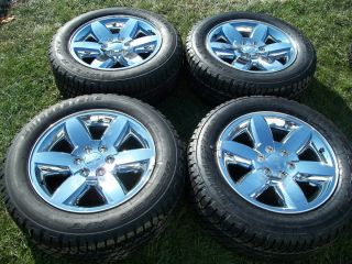 20 chrome Sierra yukon 2013 wheels rims tire factory oem oe GM GMC
