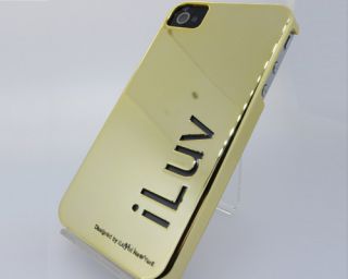 iLuv Case Cover for iPhone 4 Protector Chrome Gold Mirror Skin