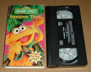 Sesame Street Imagine That VHS 1996