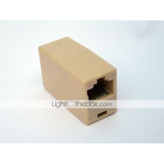 USD $ 0.39   Network LAN Cable Extension Coupler Connector,