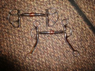 Imus Gaited Horse COMFORT TRANSITION SNAFFLE 2 BITS Lightly Used Tack