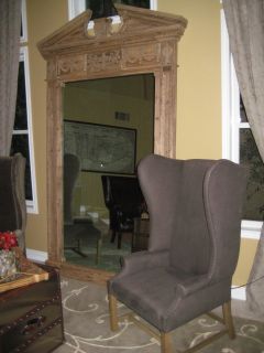 Restoration Hardware French Upholstered Wingback Chairs