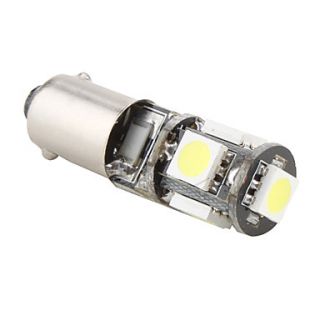 BA9s 1W 5x5050 luce smd led bianco lampadina per lampada auto del