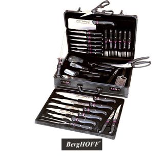  Set with Travel Case 32 Pieces Cutlery Kitchen Chef Knives
