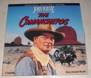  Laserdisc 1961 The Comancheros John Wayne Western INA Balin