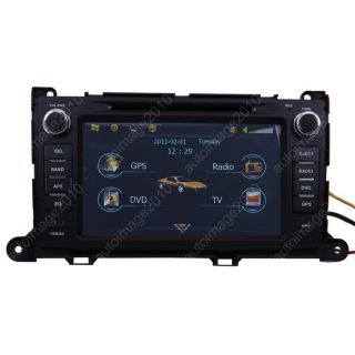2011 Toyota Sienna Car GPS Navigation Radio TV Aux Bluetooth MP3 iPod