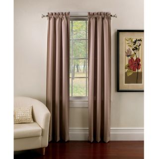 Ridgedale Thermal Backed Rod Pocket 63 inch Curtain Panel Taupe