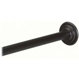 54 to 90 Black Metal Tension Pole Drapery Curtain Rod