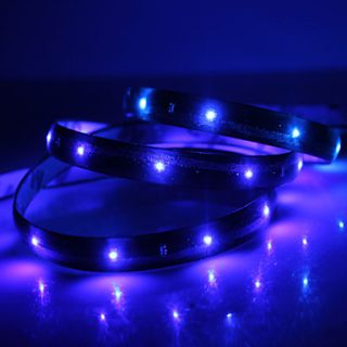 EUR € 4.96   Waterproof 60cm 24 LED Blauw LED Strip Light (12V