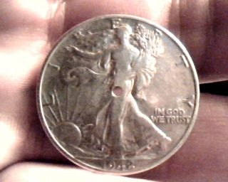  1942 Split in Half Dollar Pocket Watch Coins Silver Dollar Dime