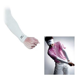 USD $ 23.69   White Lycra Anti UV Arm Sleeves for Golf, Cycling and