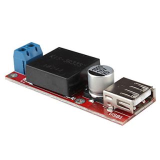 USD $ 6.19   DC 7 24V to DC 5V USB Voltage Power Converter Module For