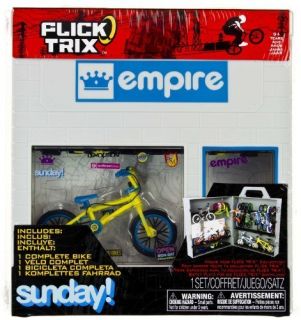  Trix Empire BMX Finger Bike Service Store Display Case Set