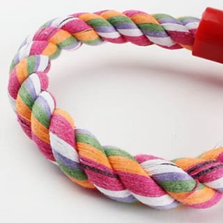 gevlochten touw stijl huisdier speelgoed voor honden (25 x 12 cm