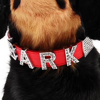 Corteza Ajustable Style Rhinestone collar para perros (color surtidos