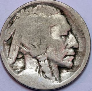 1st Variety No Date 1913 s Indian Buffalo Nickel AG