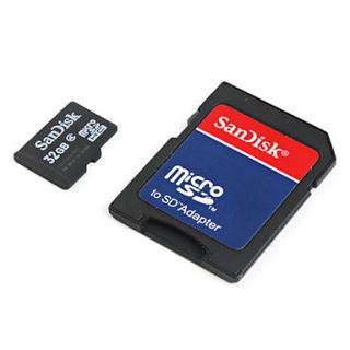 EUR € 36.33   32Go SanDisk carte mémoire microSDHC de microSD à SD