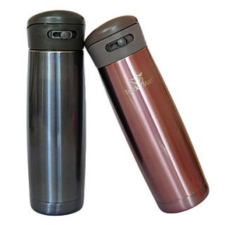 USD $ 37.49   TrackMan Outdoor Stainless Steel Vacuum Insulated Bottle