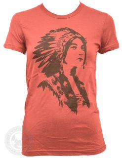 Pocahontas Vintage Indian Feathers Native Princess American Apparel