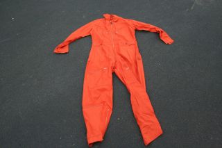 2B RARE Indian Orange Flight Suit Unissued Large Long