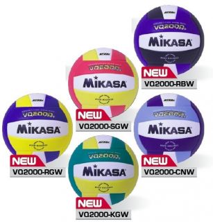 Mikasa VQ2000 Indoor Volleyball 5 New Colors for 2010