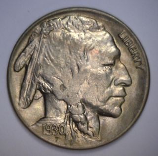 1930 Buffalo Indian Head Nickel 5c Uncirculated UNC