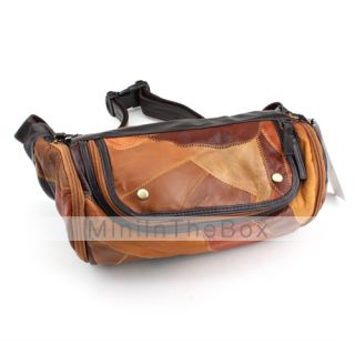USD $ 37.99   Mens Fashion Sheepskin Waist Bag (Orange),