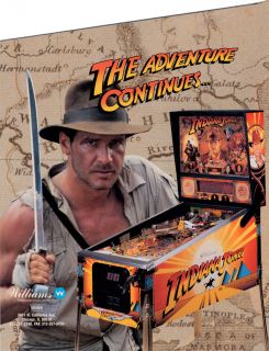 INDIANA JONES THE PINBALL ADVENTURE BY WILLIAMS IS ONE OF THE MOST FUN