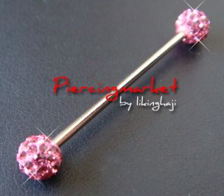   Long Industrial Bar Barbell Ear Ring Rings Body Piercing Jewelry P67