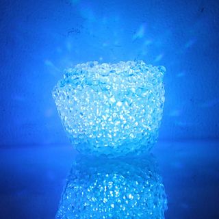 Rose em forma de luz colorida de cristal da lâmpada LED Night (3xLR44