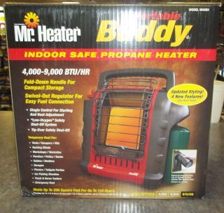 Mr Heater Portable Buddy Indoor Safe Propane Heater New