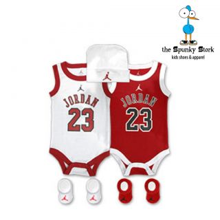 Nike Jordan Baby Newborn 5 Piece Onesie Jersey Set