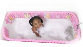 New Disney Inflatable Safety Bathtub Bumpers Princess