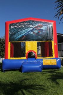 Inflatable bounce house Jumper Art Panel banners 13x13 Spiderman