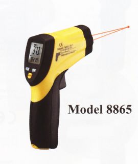 DT 8865 Infrared IR Thermometer Gun Dual Laser 1832 F 30 1 Temperature