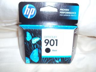Genuine HP 901 Officejet Black Ink Cartridge New in Box Expires 1 2014