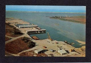 TX Aerial North Shore Marina Ingleside Texas Postcard