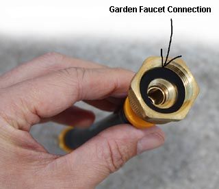 BLOWOUT Sprinkler Air Compressor Faucet Spigot Adaptor