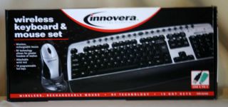 Innovera Wireless Keyboard Mouse Computer Set