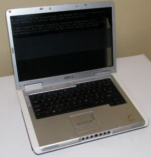 Dell Inspiron 6000 Laptop for Parts Repair 40GB 256MB CDRW DVD 1 6GHz