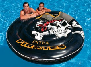 Intex Pirate Island Inflatable Adult Sized Swimming Pool Tube Float
