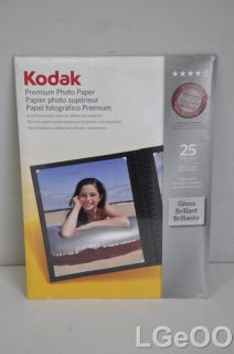 New Kodak Glossy Premium Photo Paper 8 5 x 11 25 Sheets 8689283