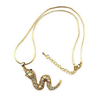 EUR € 7.53   serpent danse zircon en forme de collier avec diamant
