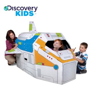  Kids Eco Friendly Color Me Rocketship. This innovative cardboard