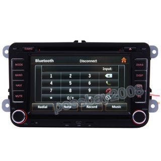  Golf Mk5/V Car GPS Navigation Bluetooth IPOD Radio USB MP3 TV DVD Unit